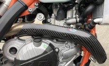 KTEG55 PRO CARBON EXHAUST GUARD 2nd STANDARD HEADER KTM 350 EXCF XCFW  2020-2023