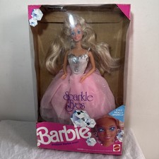 Barbie doll sparkle eyes - barbie,