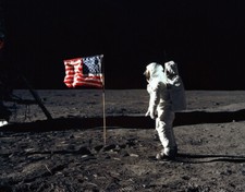 Buzz Aldrin - Moon Walk, 1969