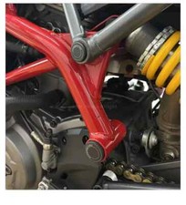 Motorcycle Frame End Cap Black