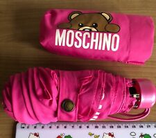 Moschino pink mini umbrella