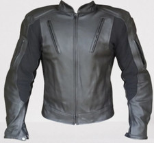 Handmade Men Black Leather