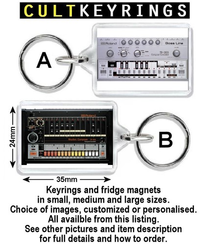 Roland synthesizer keyring - roland,