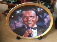 franklin mint frank sinatra musical plate Strangers in the night