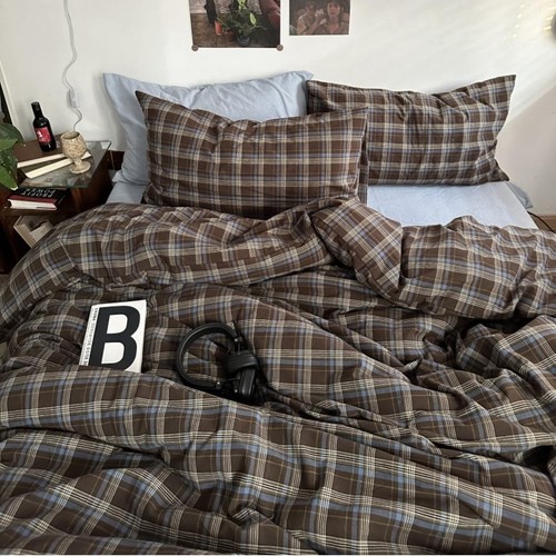 Plaid duvet cover full - duvet, size