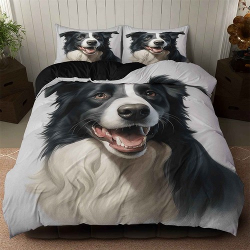 Border collie dog - 3d,