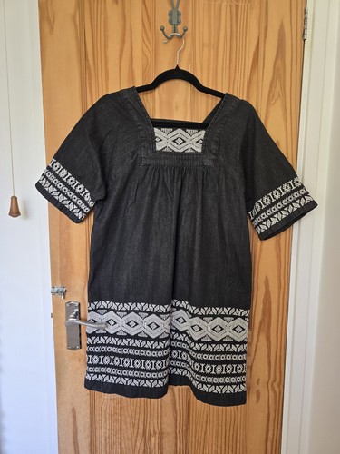 Topshop moto black embroidered - topshop,