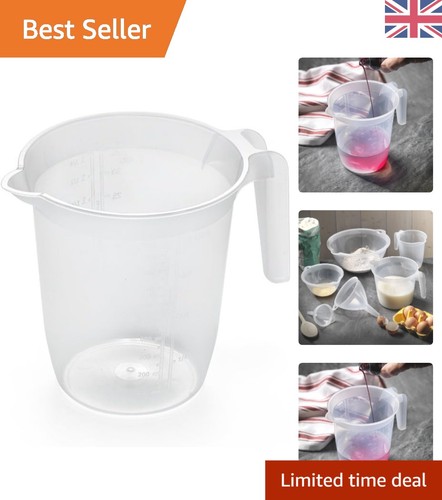 Clear plastic litre - plastic,