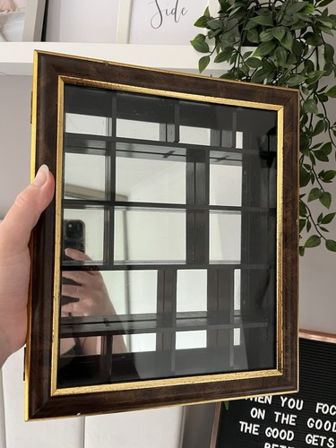Vintage wooden glass wall - vintage,