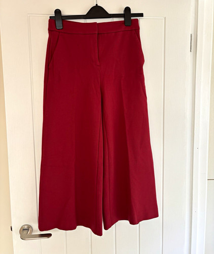 Boden womens red solid culotte - red,