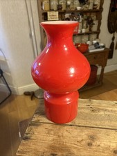 Vintage Large Bright Red Cased