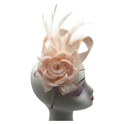 Women flower fascinator - flower,