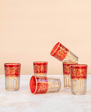 Moroccan Tea Glasses Set of 6