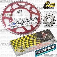 Regina 520 RH Chain Apico Sprocket Set 12T 53T Rear Red For Honda CRF 250X 2005
