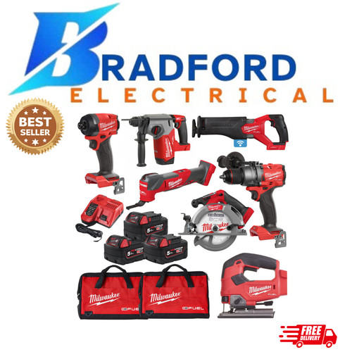 Milwaukee 7pc m18 - milwaukee, fuel