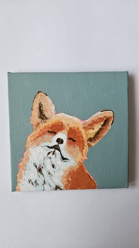 Original acrylic mini - acrylic, painting