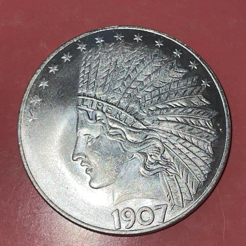 Vintage 1907 indian - us, head