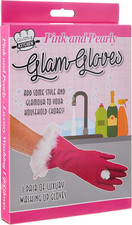 Gifts DP0985 Pink and Pearly Glam Washing up Gloves - One Size - Mothers Day Gif