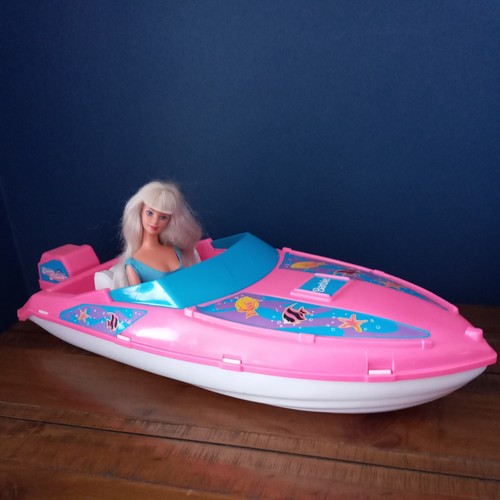 Barbie wet wild speedboat - 'n,