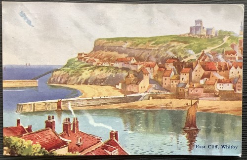 Whitby east cliff 1940 - whitby,
