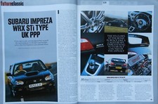 CC 2004 extracted mag article SUBARU IMPREZA WRX STi TYPE UK PPP, Future Classic