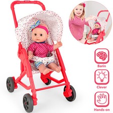 13'' Baby Doll Stroller Set