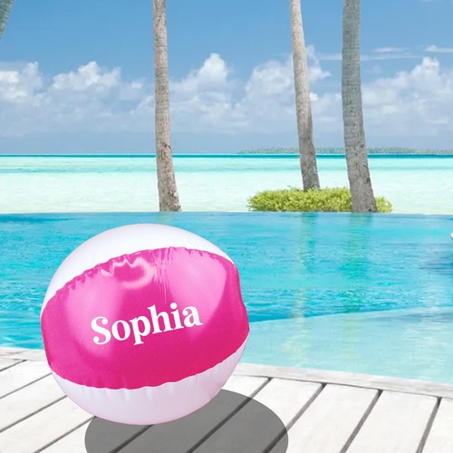Personalised beach ball - personalised,