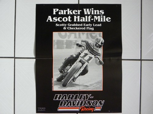 Harley xr750 racing poster - harley,