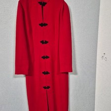 Zara Chinese Style Red Long