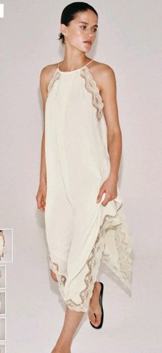 Zara combination lace dress - combination,