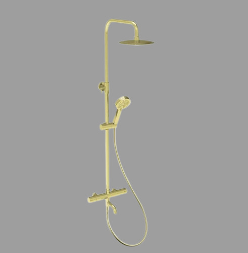 Brushed brass thermostatic - brass,