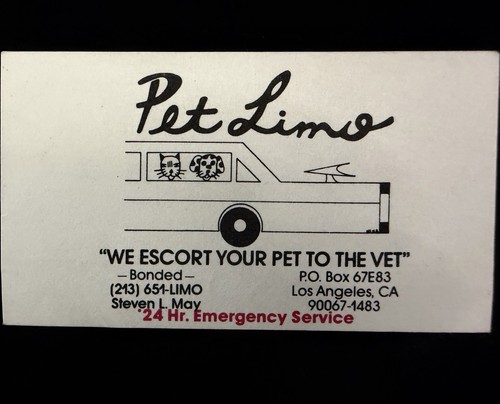 Vintage pet limo - vintage, los