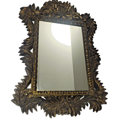 Vtg syroco wood - gold, gilt