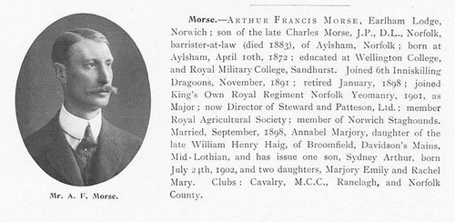 Arthur francis morse - morse, of