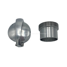 POLISHED ALUMINIUM 2" "MONZA" FUEL CAP - WITH STEEL FILLER NECK