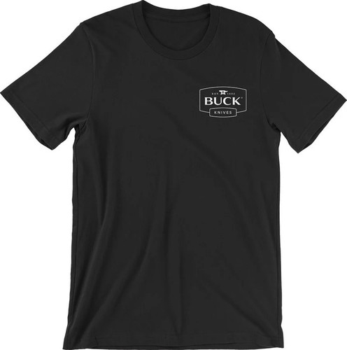 Buck knives logo shirt - logo, black