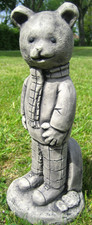 Rupert bear stone garden - bear,