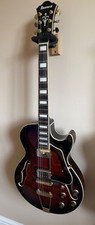 Ibanez AG95QA-DBS Electric Guitar,  Dark Brown Sunburst (Used)