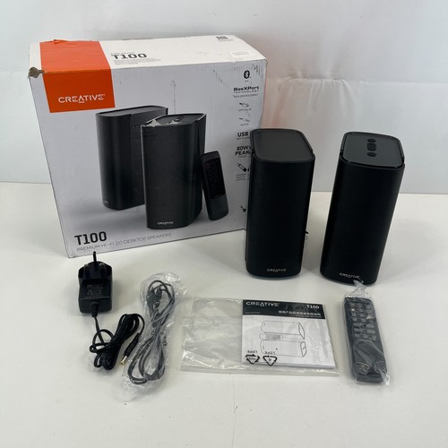 Creative t100 desktop speakers - desktop,