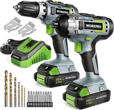 WORKPRO CORDLESS DUAL  DRILL