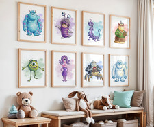 Monsters Inc Wall Art Prints