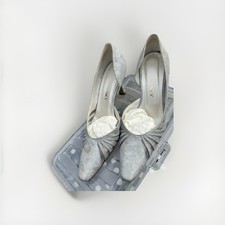 Esino Leather and Suede grey Light pink Shoes  EU 35.5 uk 3 (2.5) Excellent