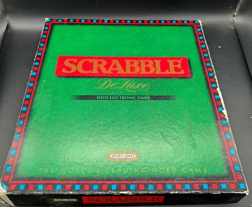 Scrabble deluxe board game - scrabble,