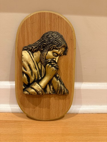 Jesus praying wall plaque - plaque, –
