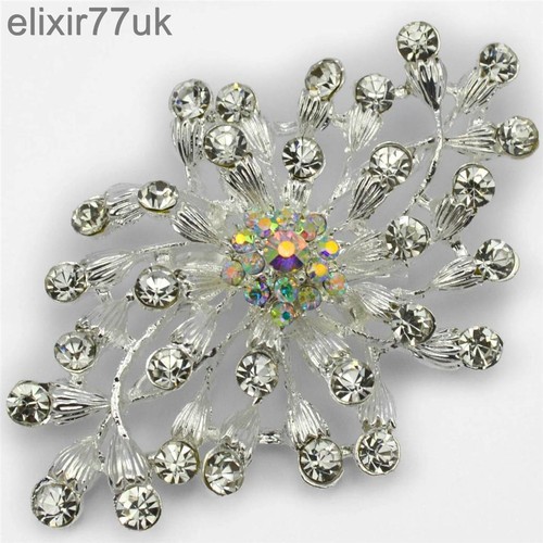 New large silver - silver, flower