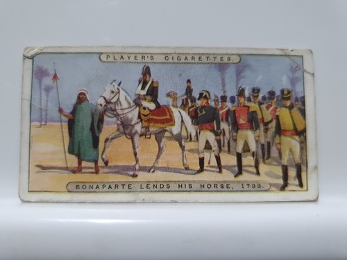 Player cigarette card napoleon - card,