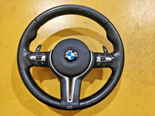 BMW F10 F11 M5 COMPETITION  LCI DCT STEERING WHEEL PADDLE SHIFT BLACK LEATHER
