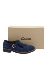 Clarks Women's Flat Shoes UK 5 Blue 100% Other Mary Jane