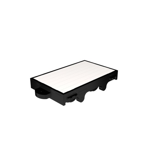Flat wagon scale - flat, mm