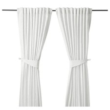 IKEA Blekviva Beige Curtains